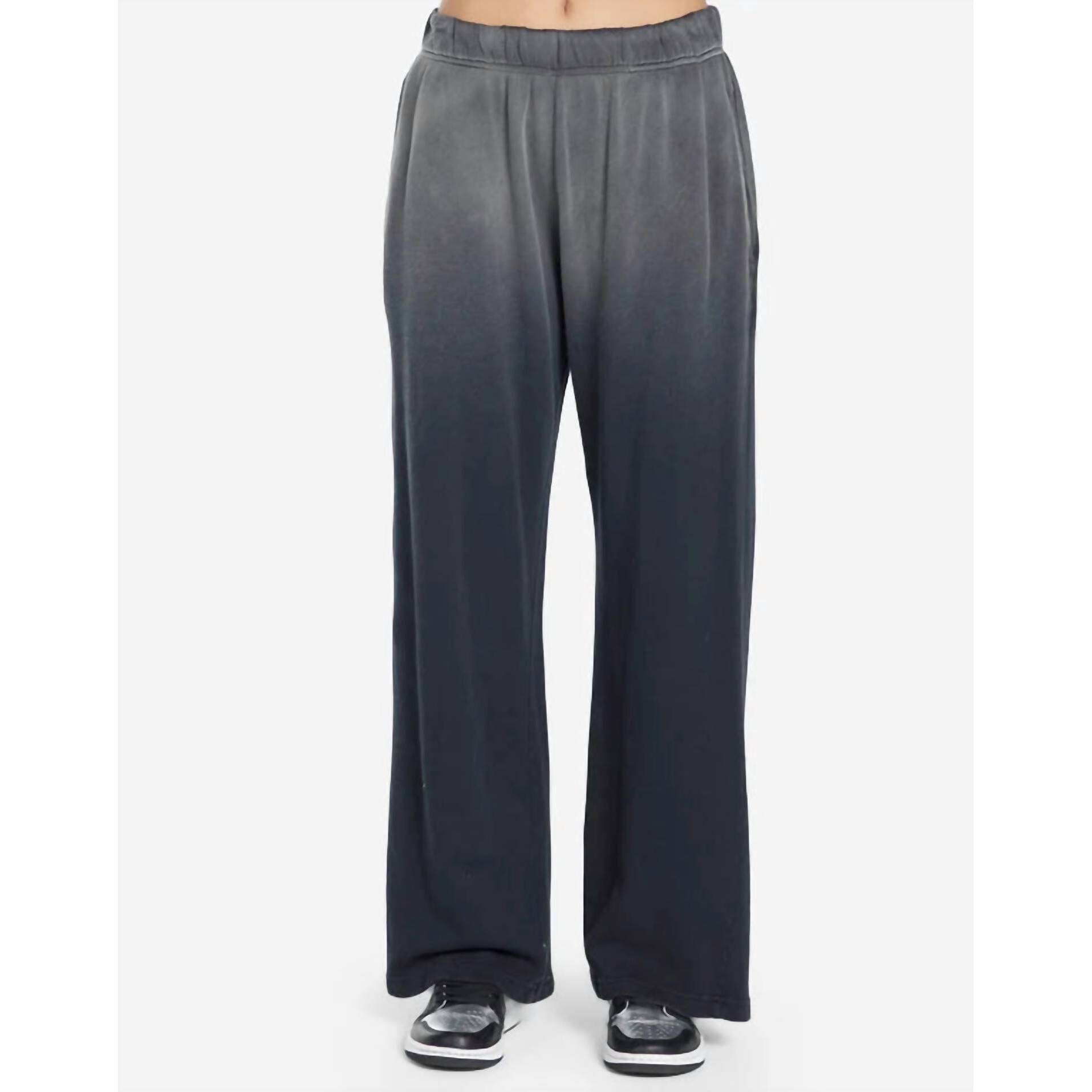 New Michael Lauren Mabel Wide-Leg Pant In Jet Black Ombre